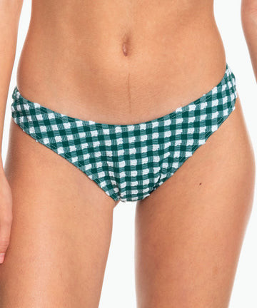 Roxy The Plaid Pulse Cheeky Bikini Bottoms - Pirouette